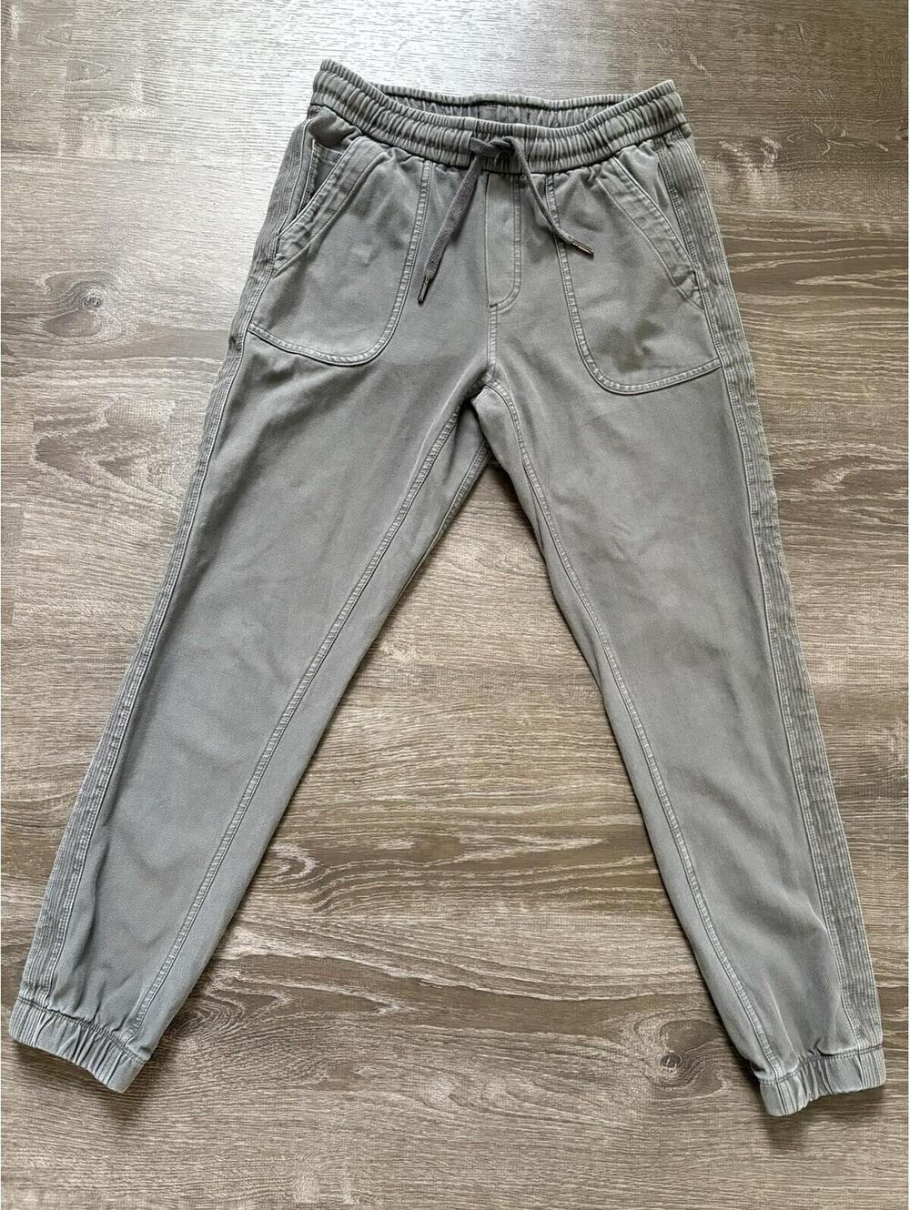 Athleta Farallon Jogger Pants Size 0 Gray Athleisure Loungewear Drawstring